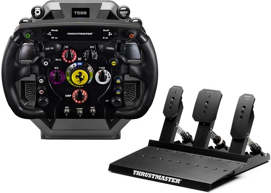 Thrustmaster F1 Direct drive Kit – T598 Servo Base + F1 Wheel Add-On + Raceline Pedals III – PS5 -PS4 - PC van Merkloos