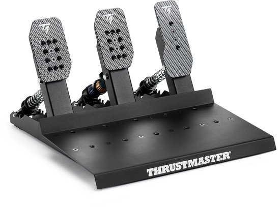 Thrustmaster Raceline Pedals III LC - Simracing-Pedaalset met 3 Pedalen - Load Cell-Sensor (100 kg) - PS5, PS4, Xbox Series X|S, Xbox One, PC van Merkloos