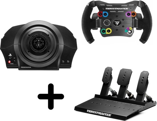 Thrustmaster raceset - T300 Servo Base + Raceline Pedals III + Open Wheel Add On - PC - PS4 - PS5 van Thrustmaster