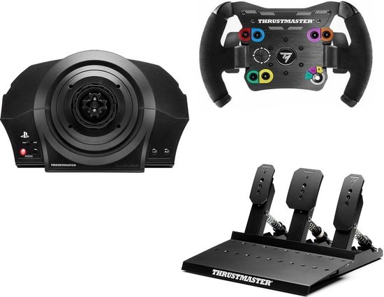Thrustmaster raceset - T300 Servo Base + Raceline Pedals III + Open Wheel Add On - PC - PS4 - PS5 van Thrustmaster