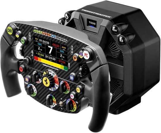 Thrustmaster T598 Servo Base + Ferrari SF-25 Formula Wheel Add-On – Direct Drive 5 Nm – PS5, PS4 & PC – Sim Racing Bundle