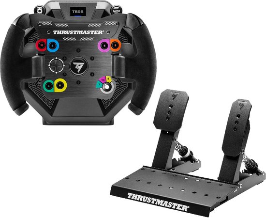 Thrustmaster T598 Servo Base + Open Wheel Add-On + Raceline Pedals LTE - Direct Axial Force Feedback Sim Racing Bundle - PS5 - PC van Thrustmaster