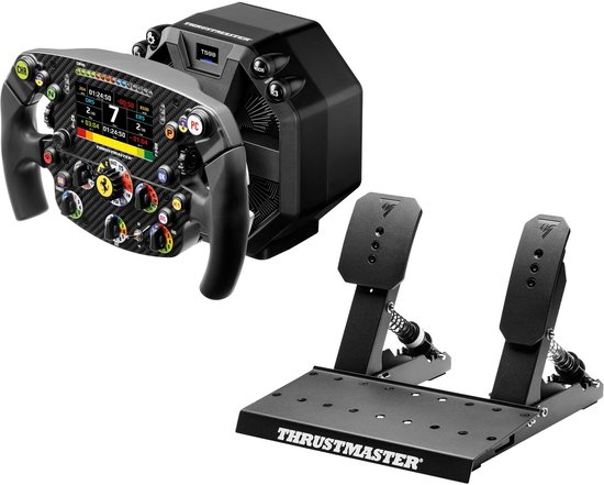 Thrustmaster T598 Servo Base + SF-25 Wheel + Raceline Pedals LTE - Direct Drive Force Feedback Sim Racing Bundle - PS5 - PC) van Thrustmaster