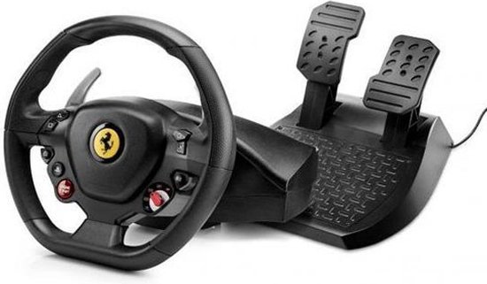 Thrustmaster T80 Ferrari 488 GTB - Racestuur en Pedalen - PS5/PS4/PC