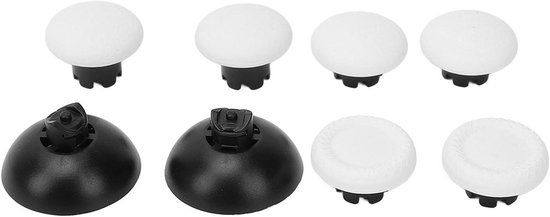 Thumbstick Caps - Grip Verhogers - Verbeterde Controle - 3 Hoogte Niveaus - 6 Stuks - Zwart