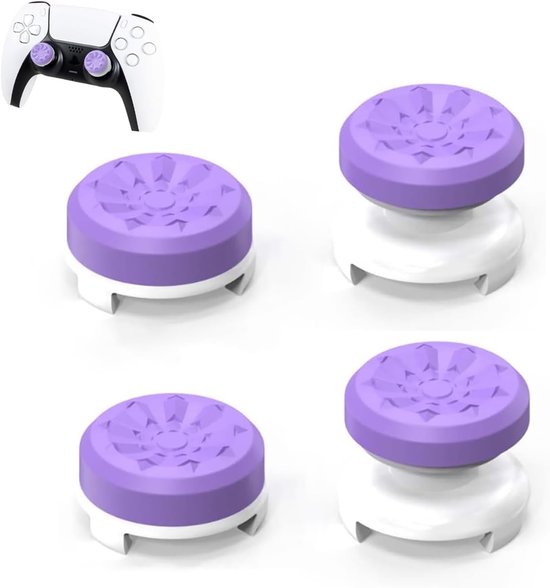 Thumbstick Covers - Controller Grips - Verbeterde Controle - Verhoogde Precisie - 4 Stuks - Paars