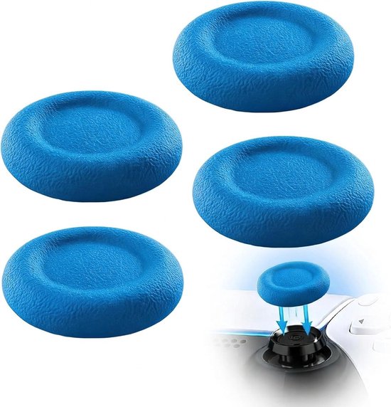 Thumbstick Doppen - Controller Grips - Gaming Precisie - Antislip Siliconen - 4 stuks - Blauw