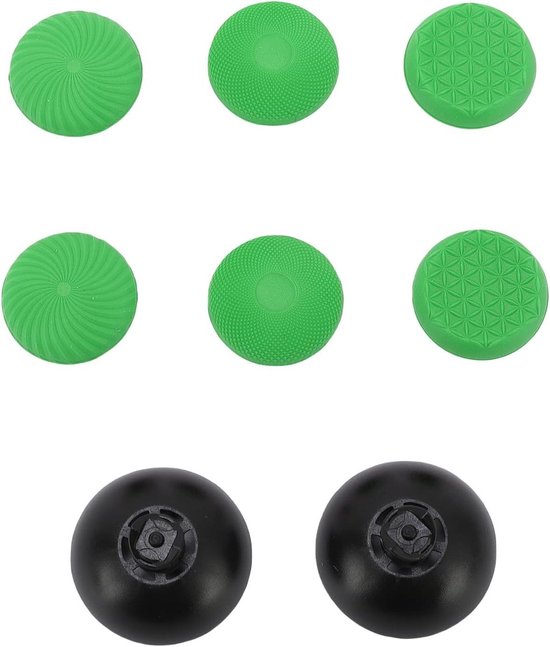 Thumbstick Grip Set - Dopvervanging Controller - Verbeterde Gameplay - Aanpasbare Hoogtes - 8 in 1 - Groen van Merkloos
