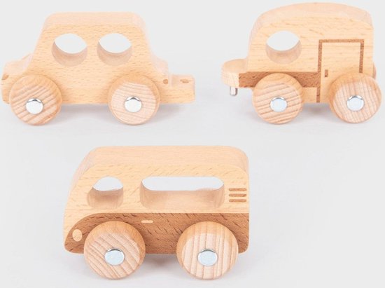 Tickit Natuurlijke Houten Avonturenvoertuigen van Tickit