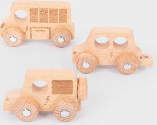 Tickit Natuurlijke Houten Stadse-voertuigen van Tickit