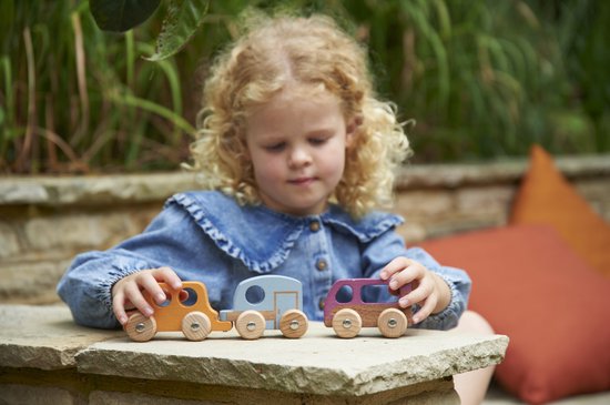 Tickit Regenboog Houten Avonturenvoertuigen van Tickit