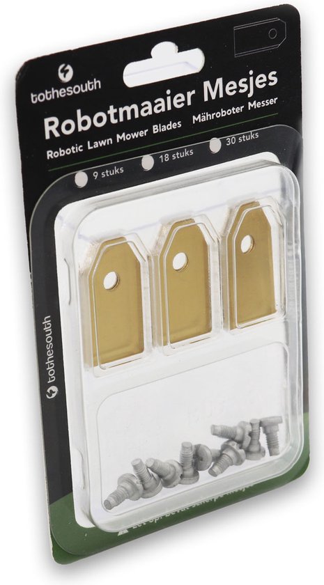 To the South® Robotmaaier Mesjes titanium geschikt voor Husqvarna Automower 310 Mark II - 3 stuks van To the South