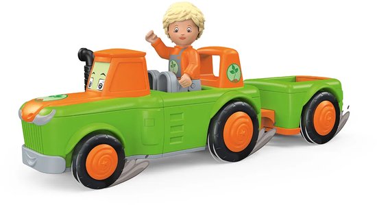 Toddys By Siku - Frank Farmy - Speelgoed Tractor - Spannend, Hoogwaardig Speelgoed Met Frictiemotor (Vliegwielmotor) - Ideaal Voor Het Verbeteren Van De Fijne Motoriek - Combineer Alle Toddys Met Elkaar! - Geschikt Vanaf 1 Jaar van Siku