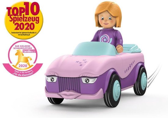Toddys Speelgoedauto Betty Junior 16 Cm Paars/roze 2-delig van Siku
