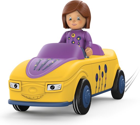 Toddys Speelgoedauto Zoomy Junior 17,5 Cm Paars/geel 2-delig van Siku