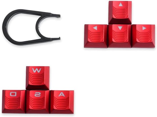 Toetsenbord Sleutels - Keycaps Set - Gaming Prestaties - Tactiele Textuur - 8 Stuks - Rood