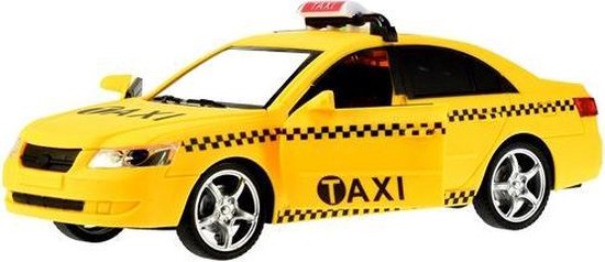 Toi-toys Taxi Met Licht En Geluid 24 Cm Geel van Merkloos