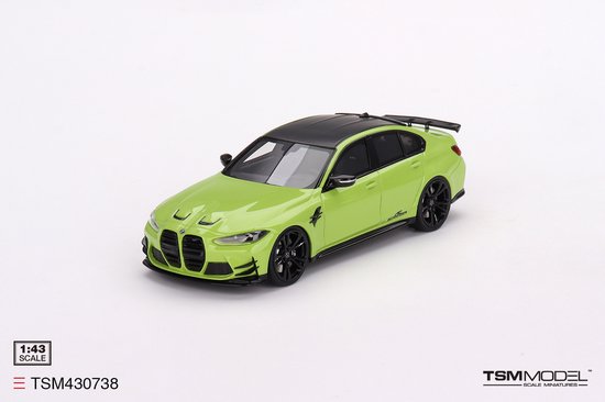 TopSpeed 1:43 BMW M3 Competition (G80) by AC Schnitzer (Sao Paulo Yellow) van TopSpeed