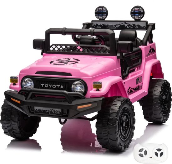 Toyota FJ Cruiser - Elektrische Kinderauto 12V - 1 tot 6 jaar - Roze van Toyota