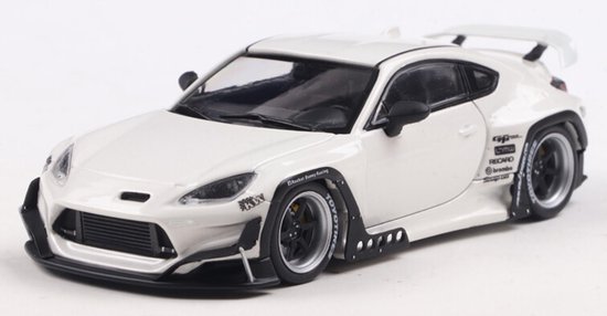 Toyota GR86 Rocket Bunny '22, wit Solido schaal 1:43 van Merkloos