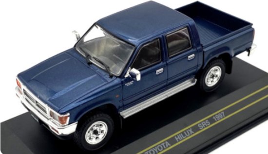 Toyota Hilux SR5 1997 Donker Blauw - Model 1/43 - First:43 van Toyota
