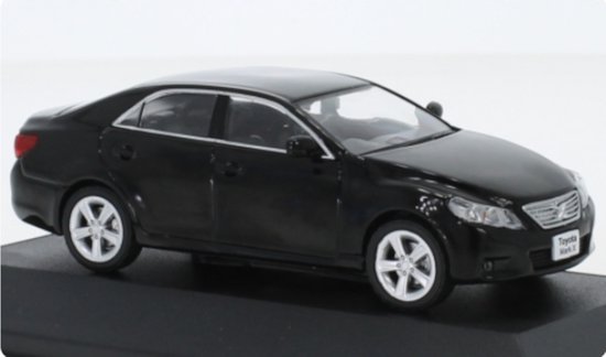 Toyota Mark X 2012 Zwart - Model 1/43 - First:43 van Toyota