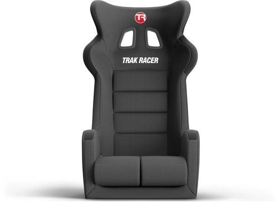 Trak Racer- GT-stijl vaste glasvezelstoel - stoel met beugels van Merkloos