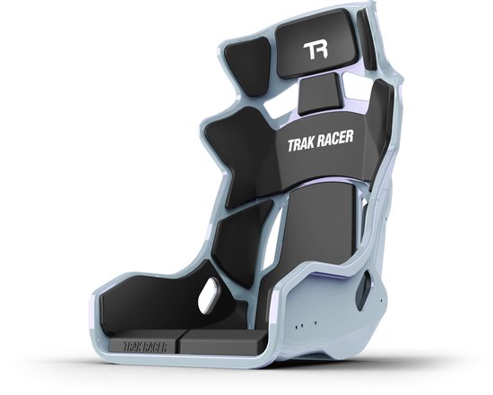 Trak Racer- Parelblauwe GT-stijl TR-serie glasvezelstoel - alleen stoel van Merkloos