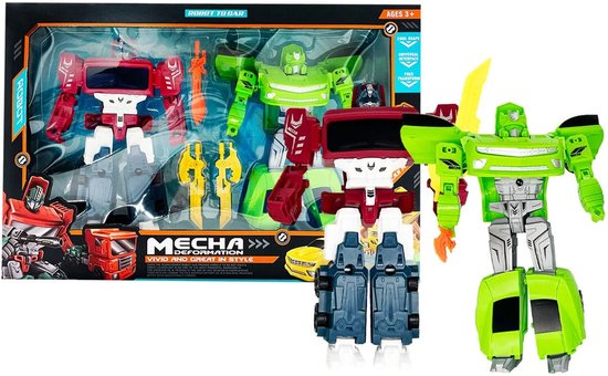Transformeer Voertuigen en Robots, 2st. van Merkloos