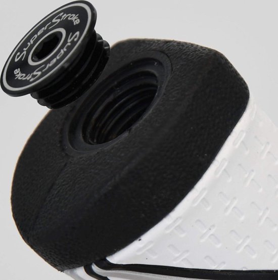 Traxion Tour Xl Plus 3.0 Wit-Rood-Grijs Putter Grip met Superstroke van Traxio