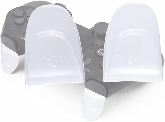 Trigger Extenders - Controller Accessoires - Verbeterde Gameplay - Anti-slip Grip - 2 Stuks - Transparant