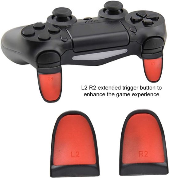 Trigger Extenders - Controller Knoppen - Gaming Ervaring - Verbeterde Grip - 2.7 cm - Rood