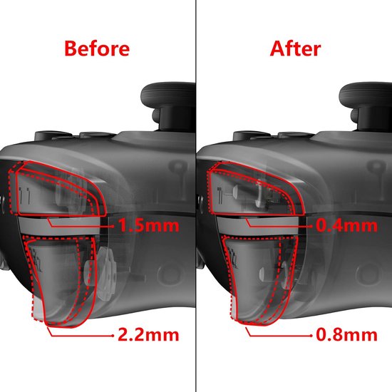 Trigger Kit - Game Accessoire - Sneller Vuren - Kortere Reactietijd - 5 x 5 x 1.5 cm van Merkloos