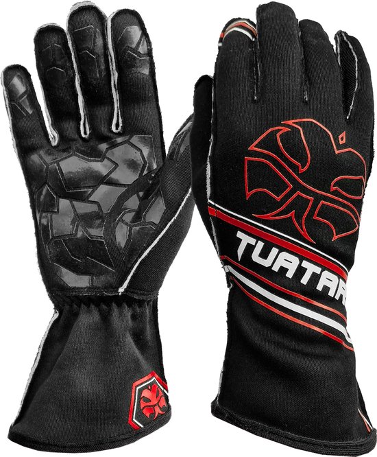 Tuatara - DOMINATOR - Ultimate Race handschoen - Ultra Grip - RED - Small van Tuatara