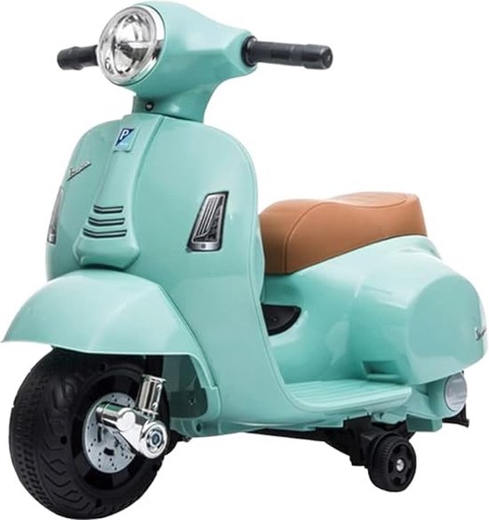 TURBO CHALLENGE - Vespa Gts - Elektrische bestelwagen - 119153 - Scooter - Groen - Rijklaar - Max. 25 kg - Kunststof - Oplaadbare batterijen - van TURBO CHALLENGE