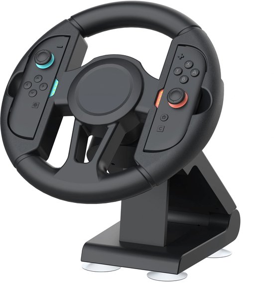 Turqero - Racing Stuurwiel voor Nintendo Switch, OLED & Switch 2 - 270° Rotatie - Met Zuignap van Merkloos