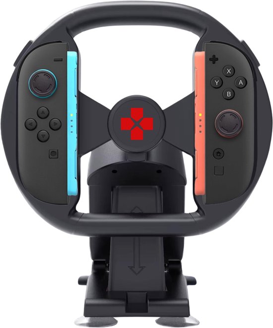 Turqero Stuurwiel voor Nintendo Switch 2 Joy Con - Race Stuur - Racing wheel - Nintendo Switch 2 Accessoires - Game Stuur voor Nintendo Switch 2 van Merkloos