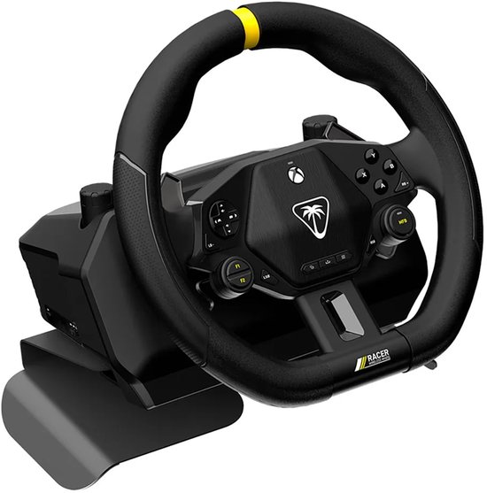 Turtle Beach Racer Wireless - Racestuur - Bluetooth/RF/USB - PC, Xbox One, Xbox Series X|S - Zwart van Turtle Beach