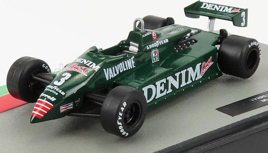 Tyrrell 011 Michele Alborato 1982 - Formule 1 miniatuur 1:43 van Minichamps