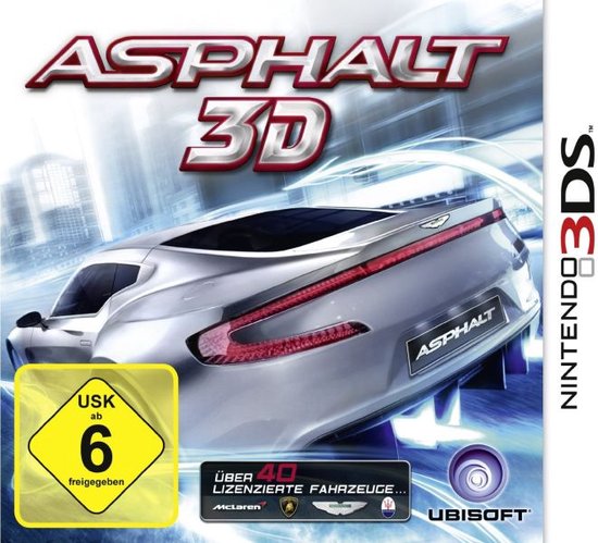 Ubisoft Asphalt 3D, 3DS, Nintendo 3DS, 10 jaar en ouder van Merkloos
