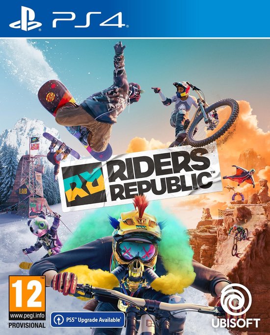 Ubisoft Riders Republic, PlayStation 4, Multiplayer modus, RP (Rating Pending), Fysieke media van Ubisoft