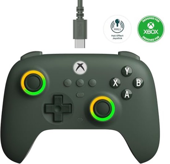 Ultimate C Bedrade Controller met RGB Verlichting voor Xbox en Windows 10/11 van Merkloos