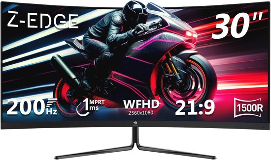 Ultrabreed Gaming Monitor 30 inch 200Hz met FreeSync en 1ms Respons van Merkloos