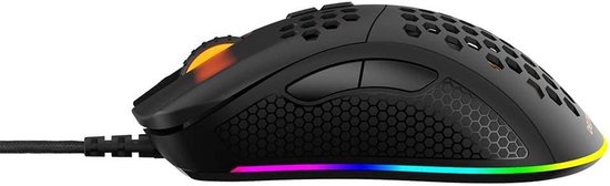 Ultradraadvrije Gaming Muis met Hoge Precisie 6400 DPI en RGB Verlichting