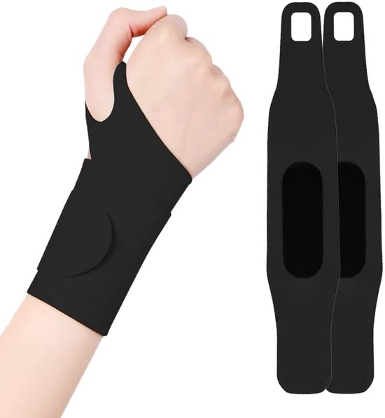 Ultradunne steunriem voor de pols, steunbandage voor de hand, polsspalk, rechte polsspalk, polsbrace