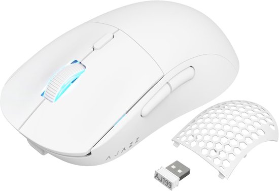 Ultralichte Draadloze Gamingmuis 60g met PAW3395 Sensor, 26000 DPI en 1ms Respons van Merkloos