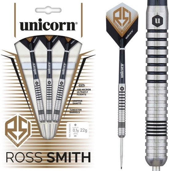 Unicorn Ross Smith Smudger 80% - Dartpijlen - 24 Gram van Unicorn