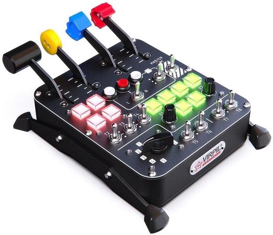 Universeel Bedieningspaneel #3 voor Flight Simulatie - Programmeerbare Switches en Knoppen voor Cockpit van Merkloos