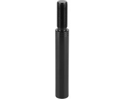 Universele 3 Inch Zwarte Aluminium Verlengstuk Versnellingspook voor Handgeschakelde Auto's M12 x 1.25 van Merkloos