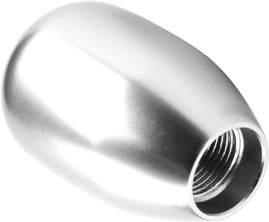 Universele 6-Versnellingen Pookknop Handgeschakeld Zilveren Metalen Upgrade